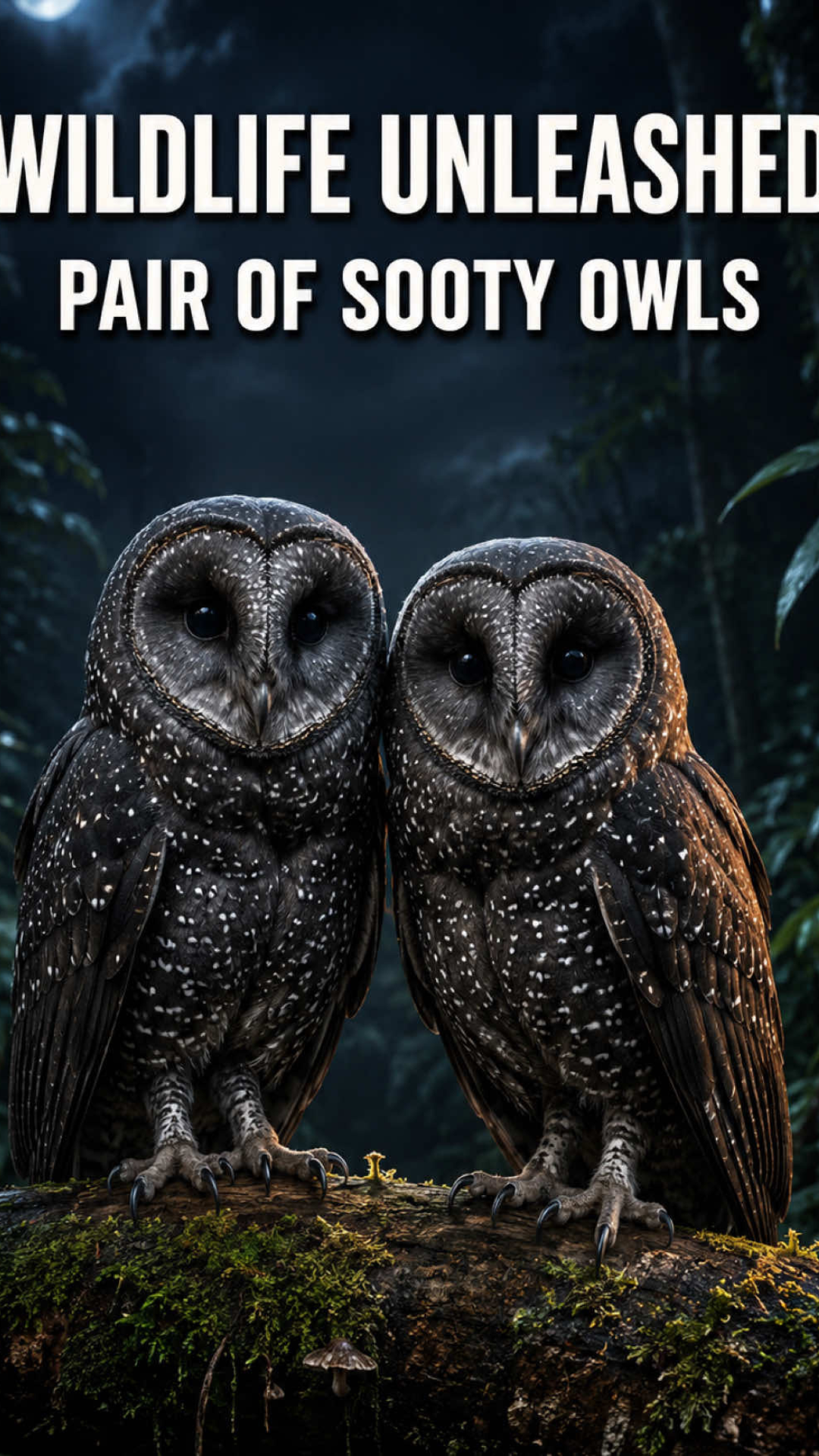 The unique appearance and behavior of sooty owls