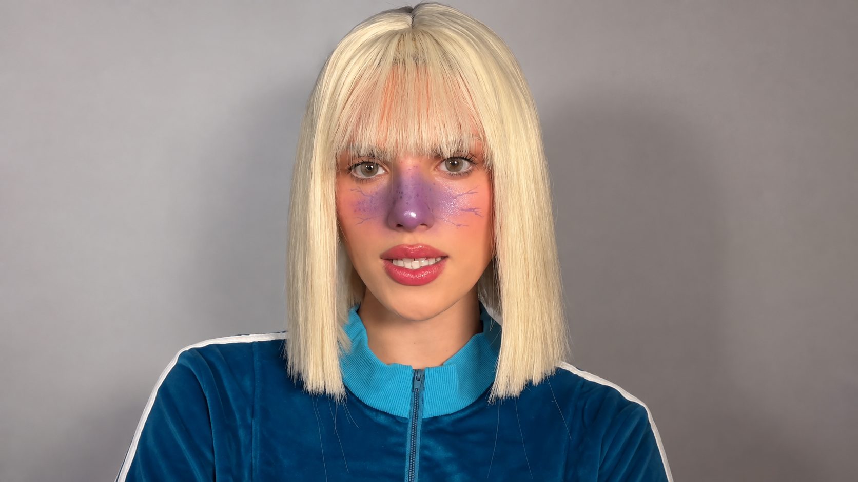 Halloween makeup challenge day 11: Violet Beauregarde