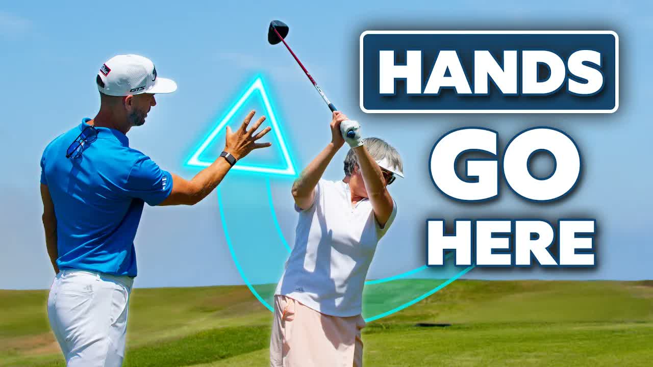 Your over-the-top driver swing may actually start in the backswing