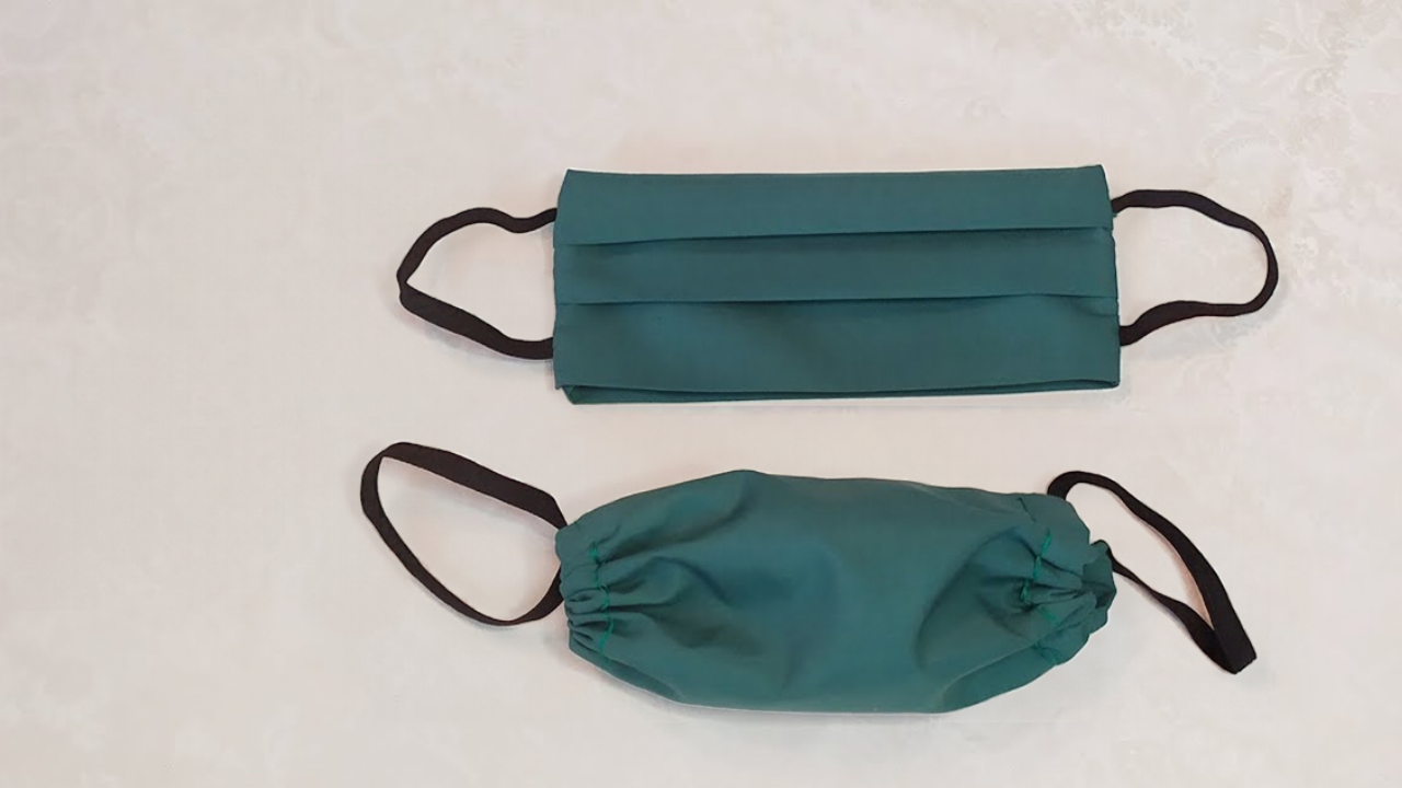 How to sew a mask without a sewing machine