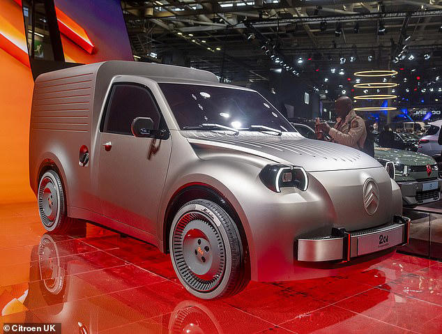 Citroen revives its classic van for an electric era: 2CV Fourgonnette ...