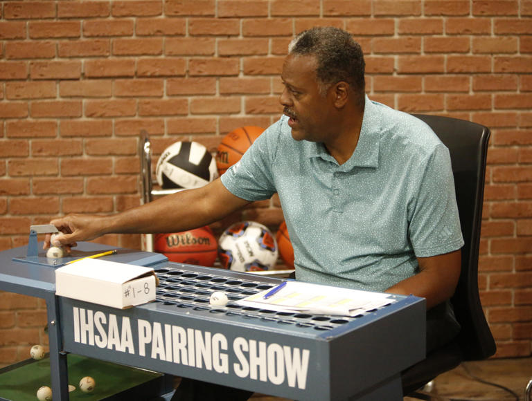 Behind the scenes of the 2026 IHSAA football blind draw | Exclusive