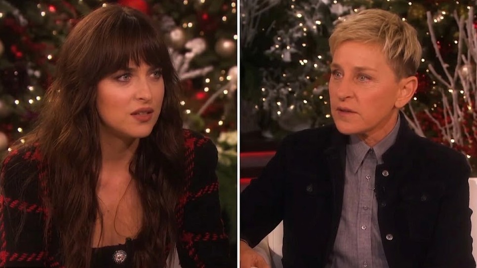 Ellen tried to embarrass Dakota Johnson on live TV... then one answer ...