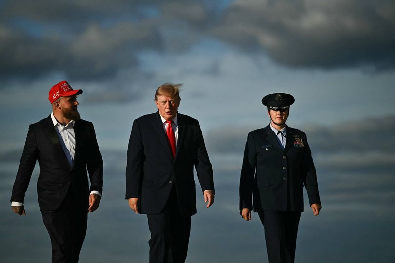 Lip reader reveals what Donald Trump told Jake Paul before Ohio rally ...