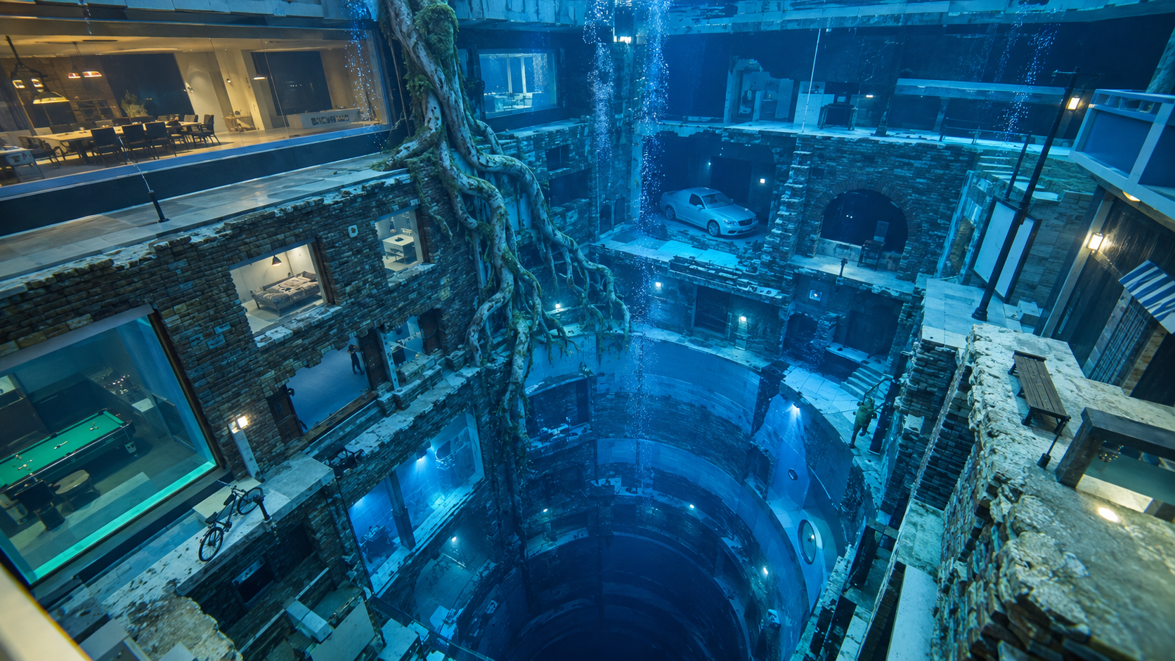 Scuba diving 200 feet deep in Dubai’s incredible underwater city