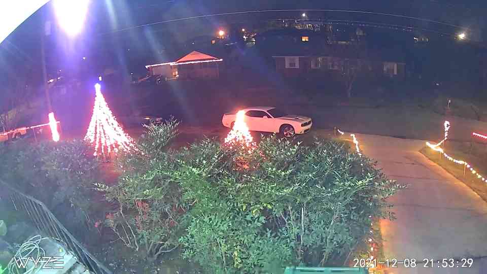 Watch a driver plow into parked cars then destroy Christmas decorations ...