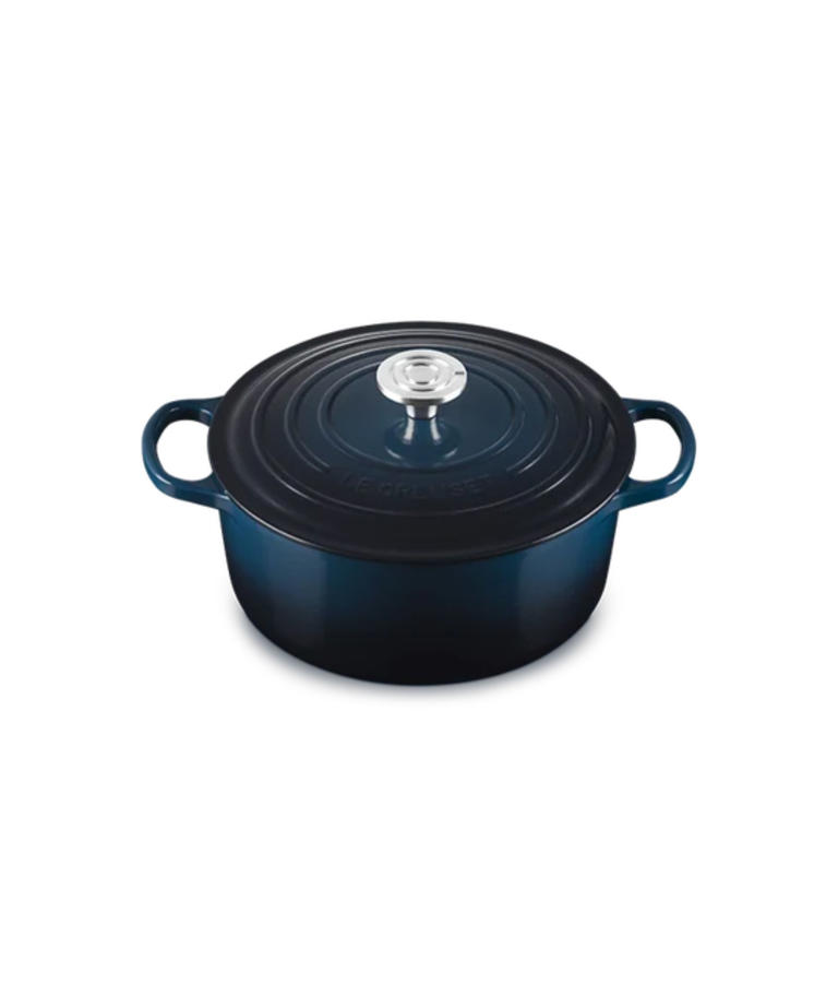 Le Creuset’s sumptuous nuit colorway is back for fall 2026