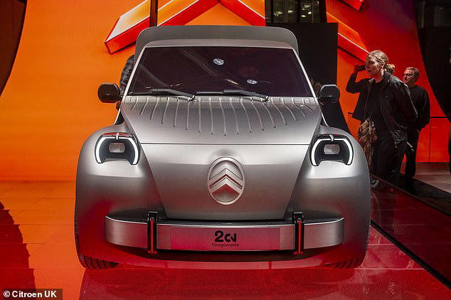 Citroen revives its classic van for an electric era: 2CV Fourgonnette ...