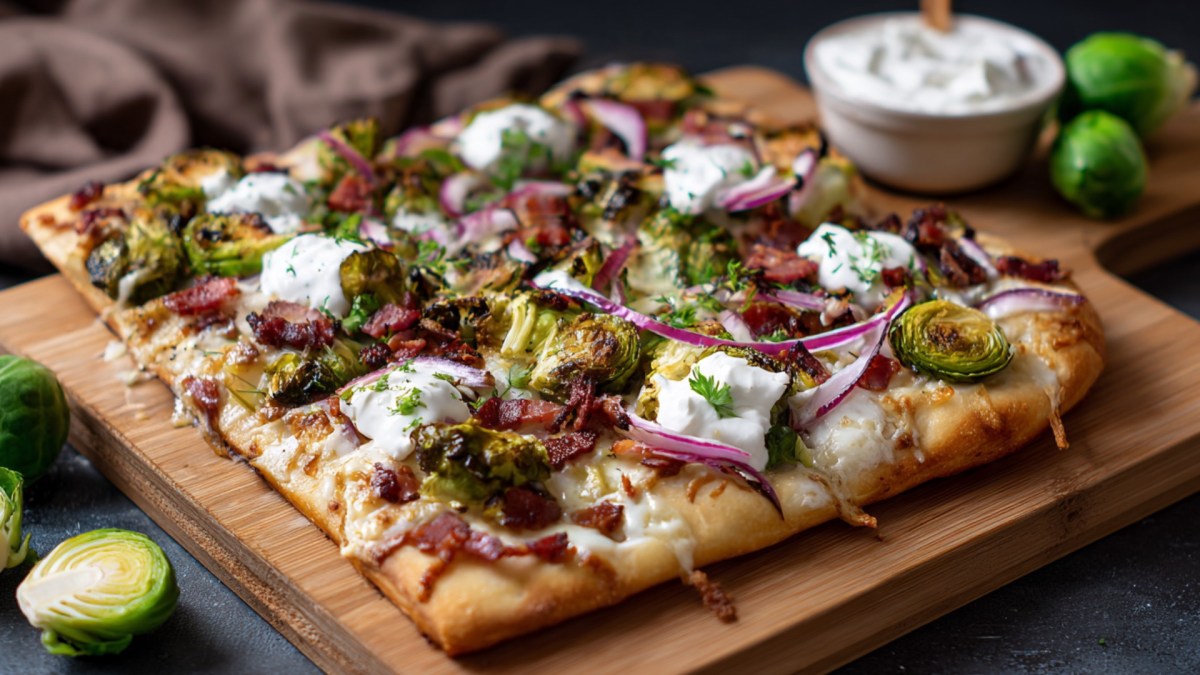 Diese Pizza macht Rosenkohl zum Star deines Feierabends