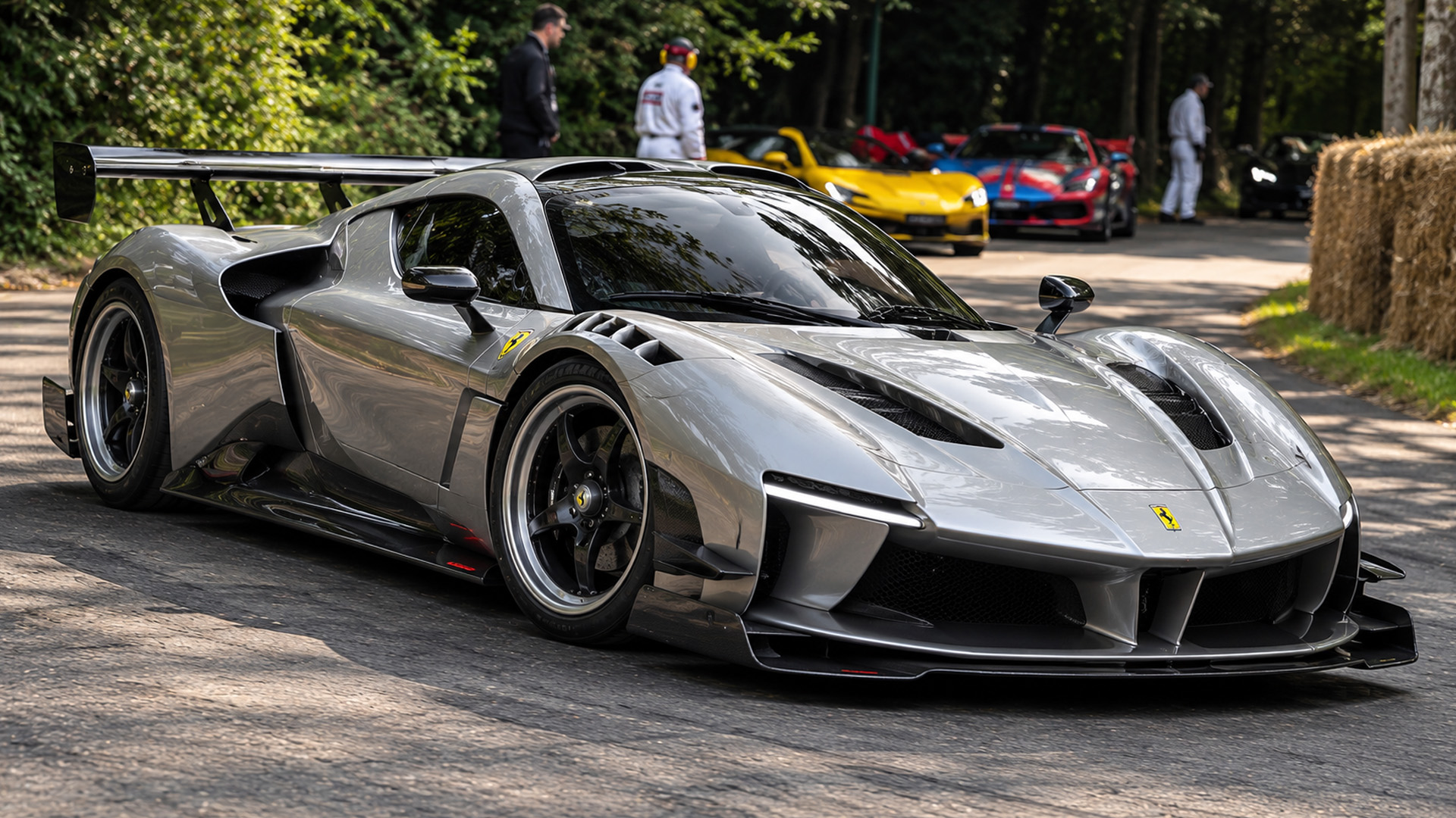 600 HP Ferrari KC23 accelerates with twin-turbo V8 power