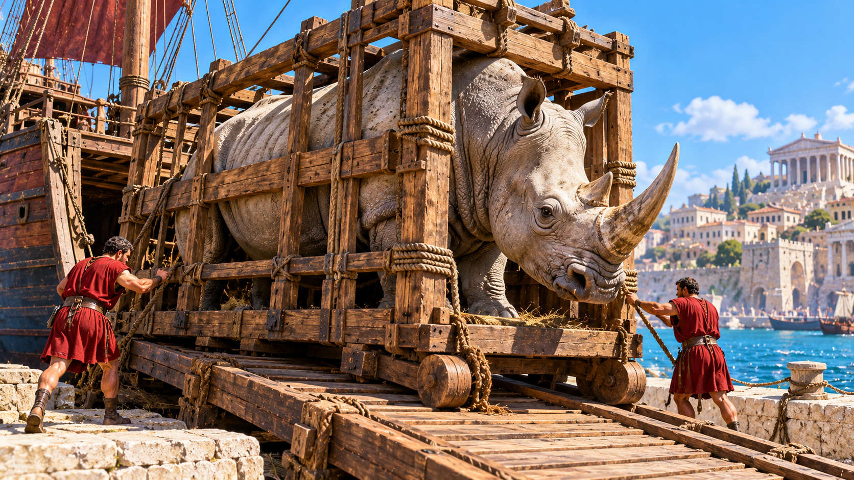 Colosseum animal hunts - how Rome captured beasts from across the world