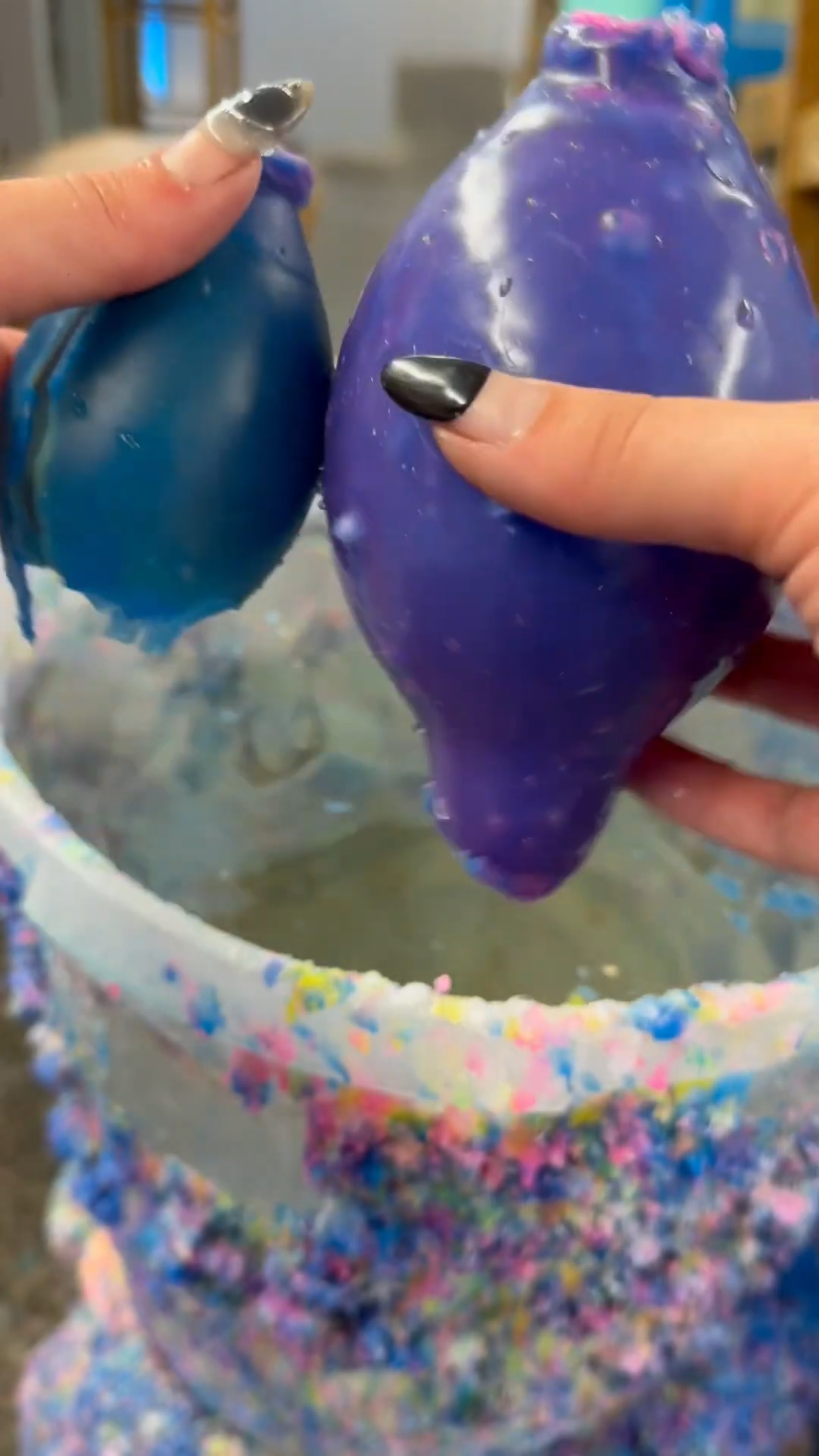 The satisfying sounds and textures of crackling candle wax