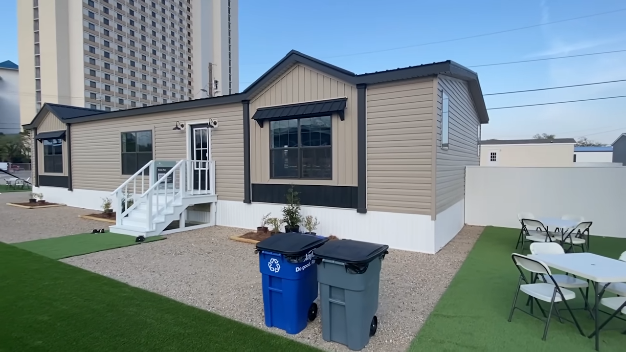 You've never seen a mobile home quite like this one!