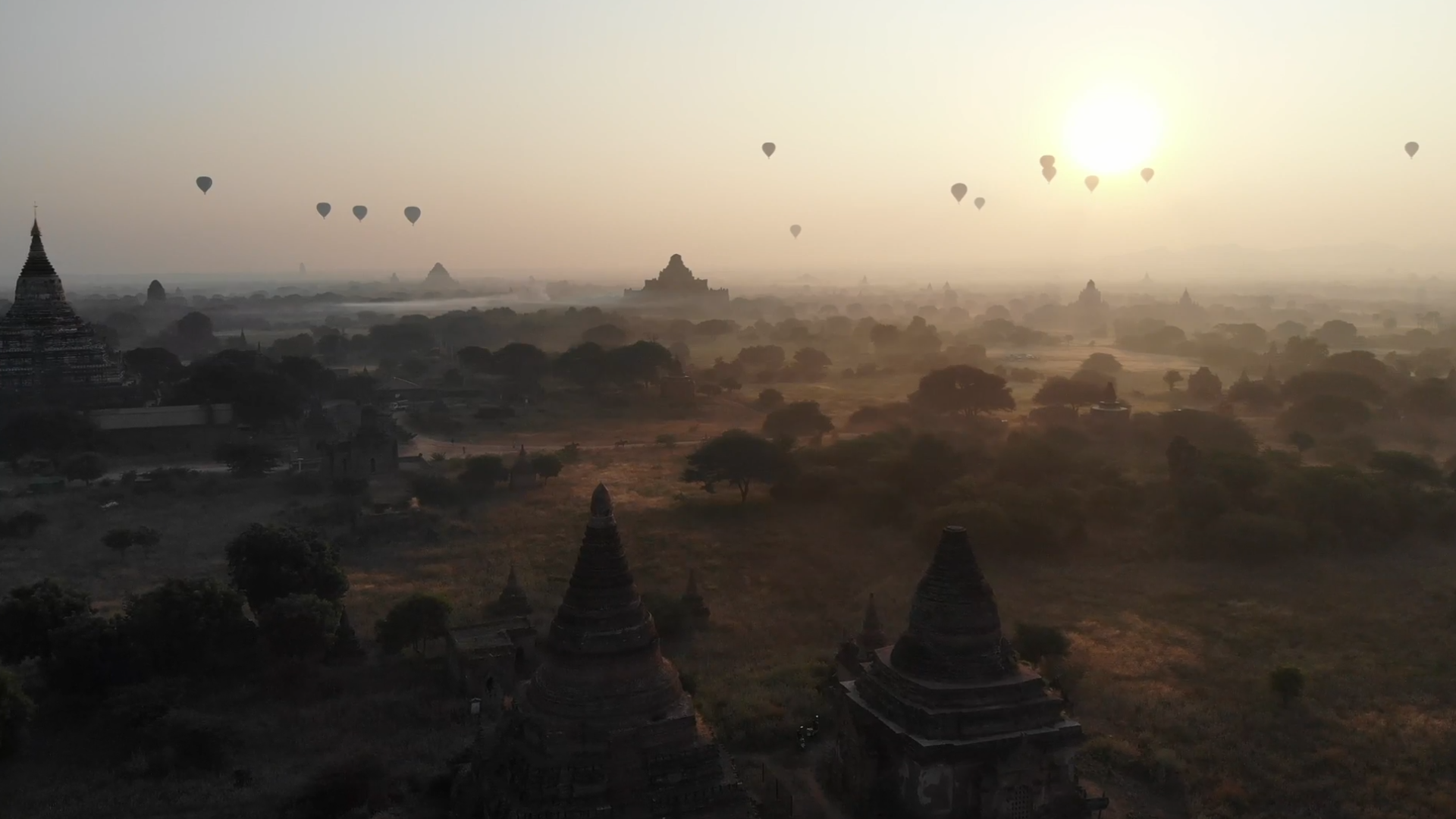 Exploring Myanmar's landscapes through aerial perspectives