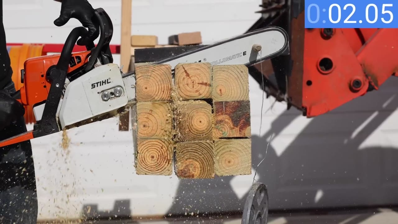 This chainsaw sharpener makes a dull chain cut like new again in minutes