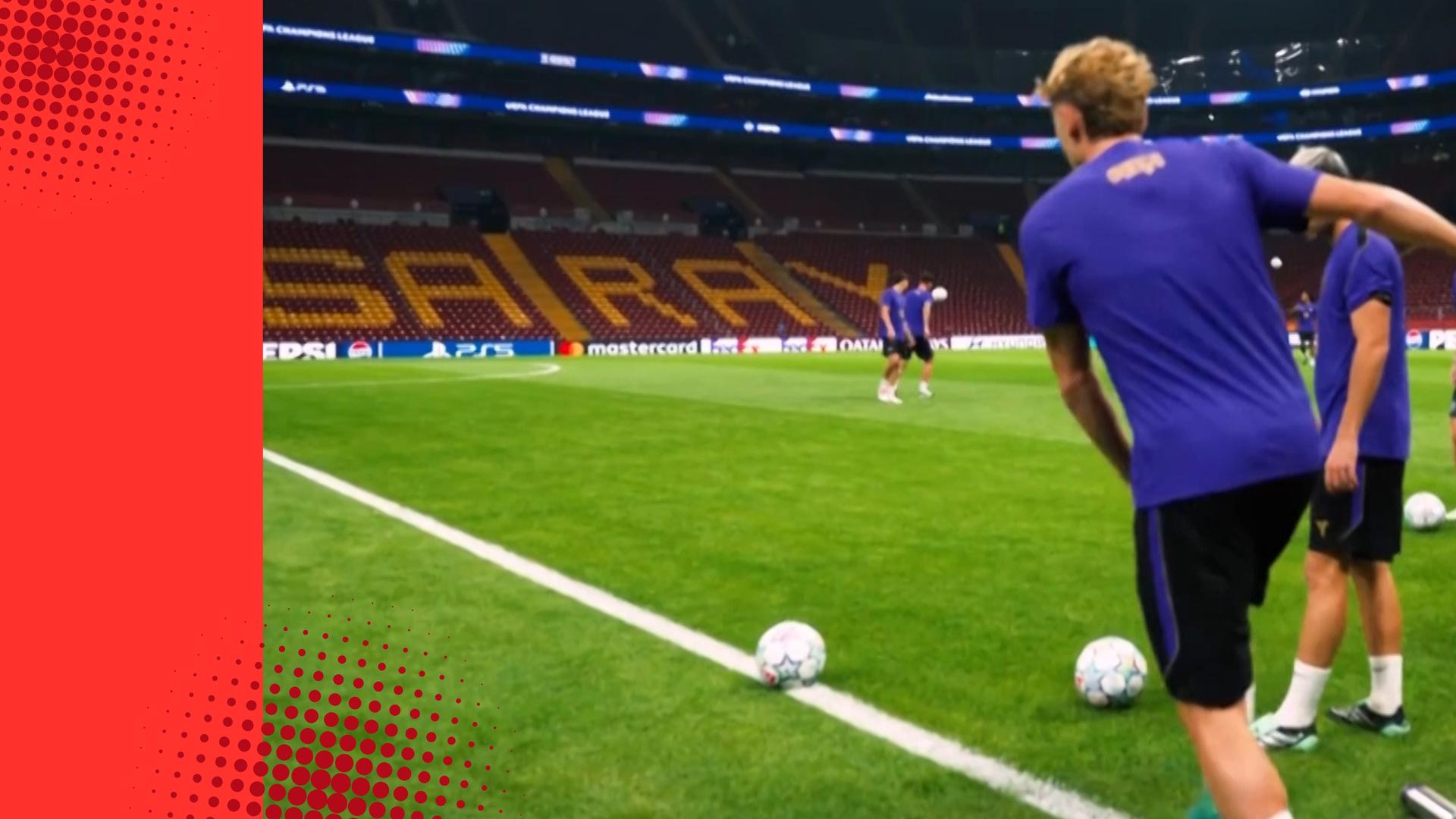 How did he do that? Fermin Lopez scores from insane angle during ...