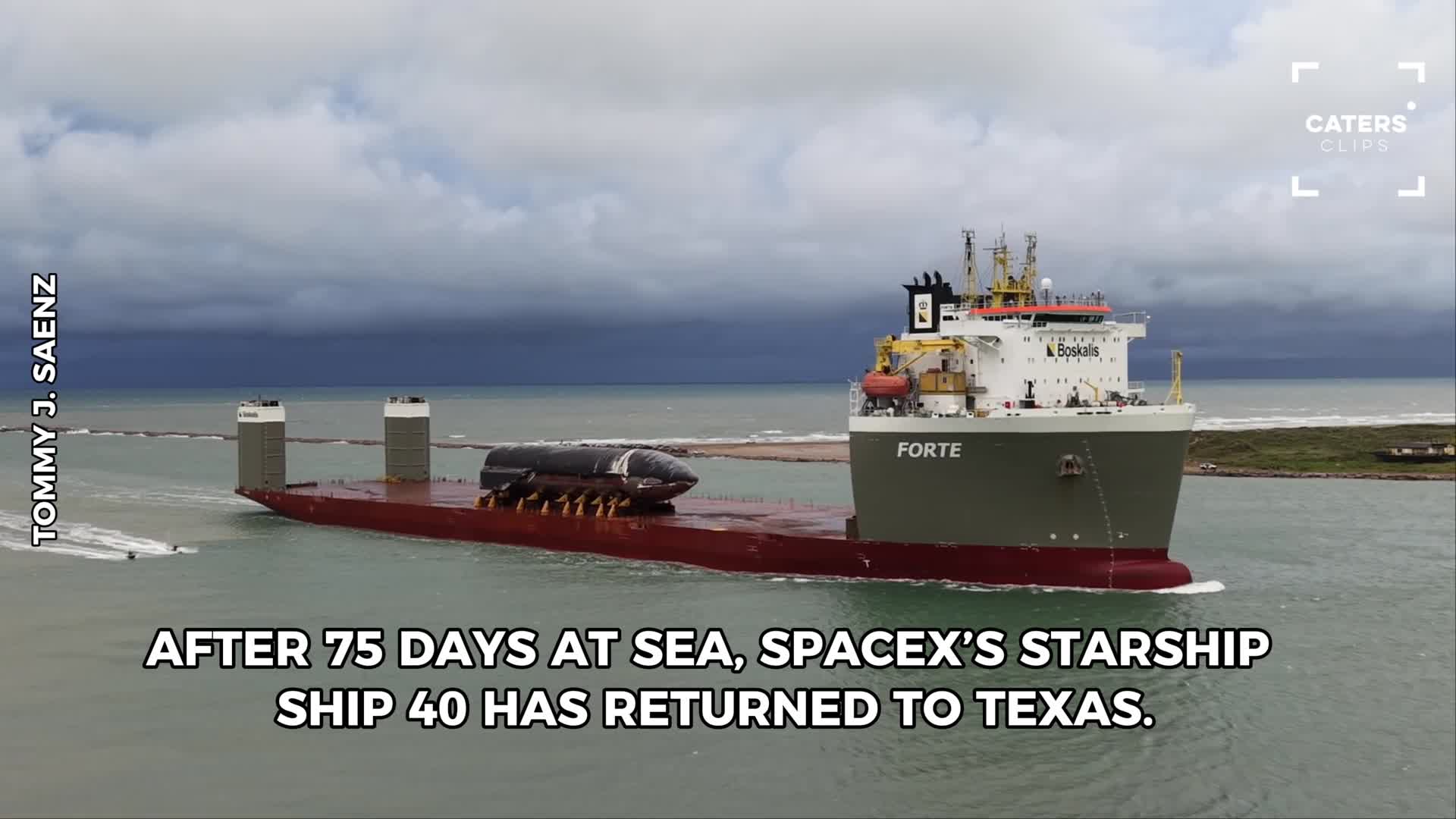 SpaceX Starship spotted up close after 75 days at sea