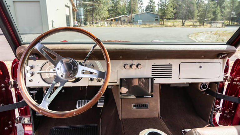 1966 Ford Bronco Coyote V8 for sale with 393 miles on the build