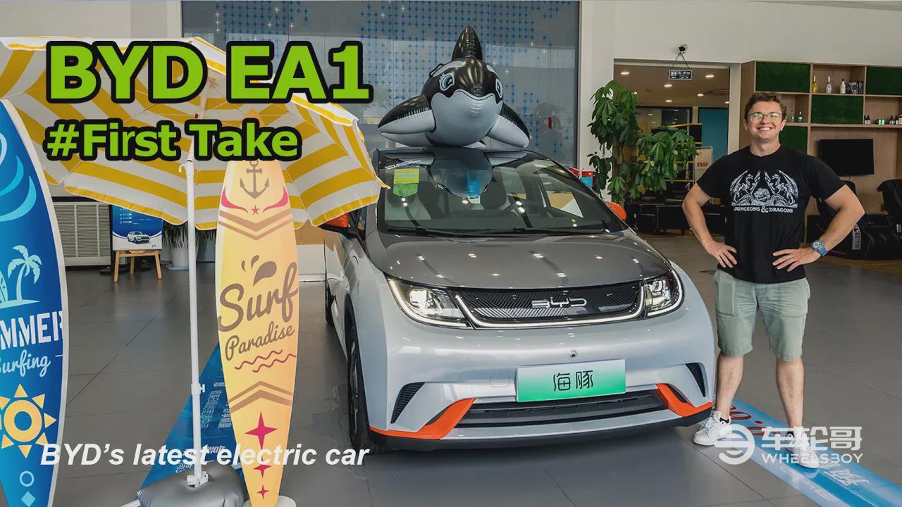 The BYD EA1 (Dolphin) is a funky all-electric city car