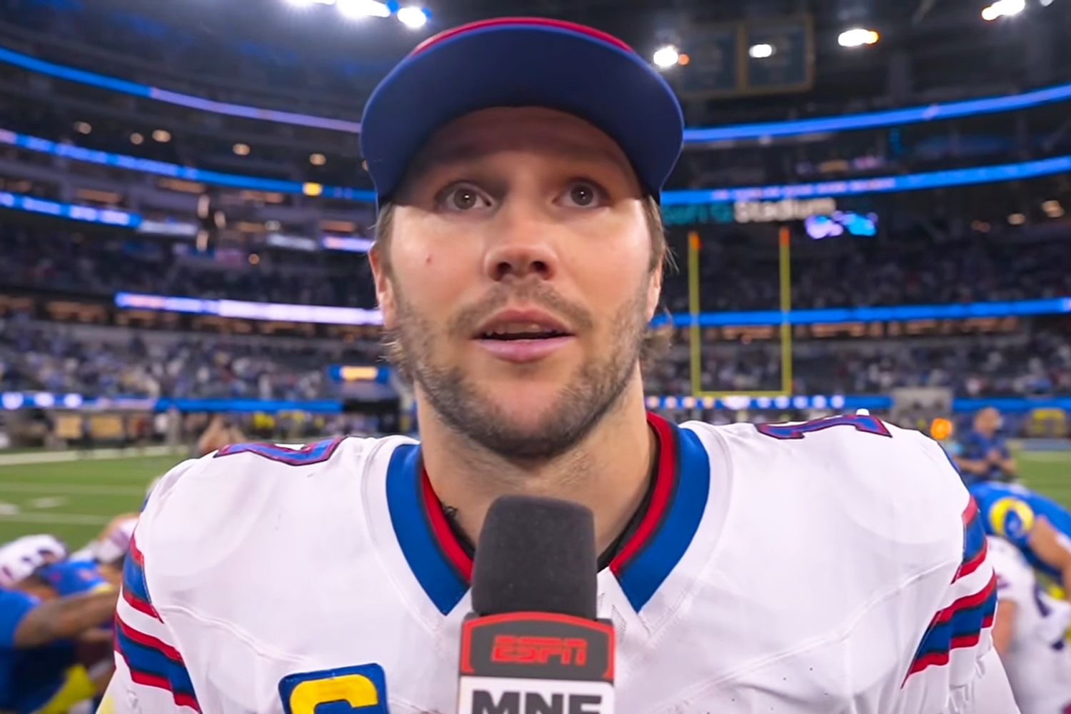 Josh Allen overjoyed after finally winning first OT game of career ...