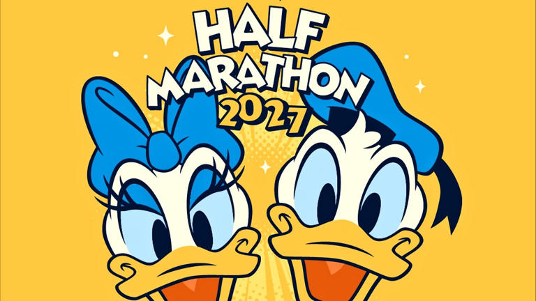 Disney World Marathon 2027 medals put Donald Duck on 5 of 6