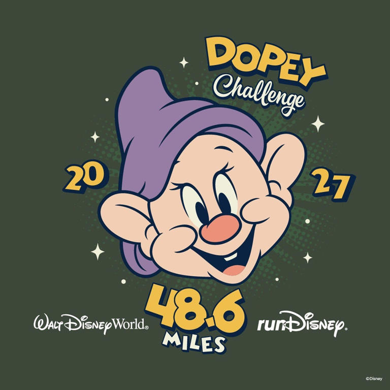 Disney World Marathon 2027 medals put Donald Duck on 5 of 6
