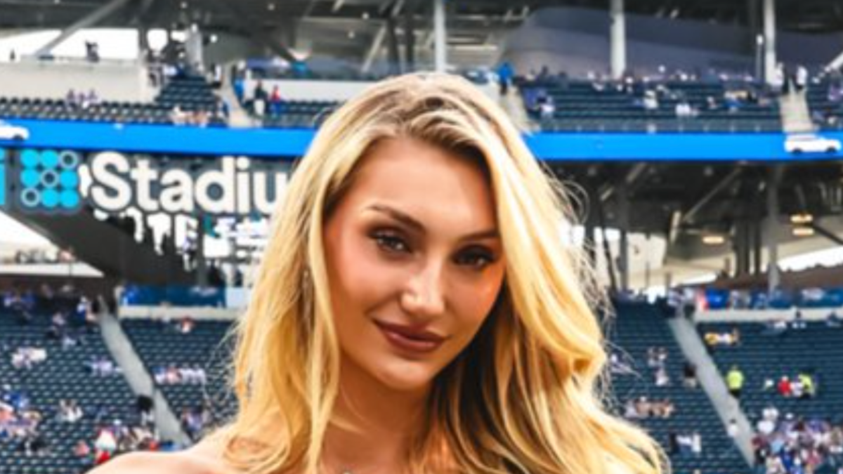 WNBA star Cameron Brink rocked Rams colors for Monday Night Football