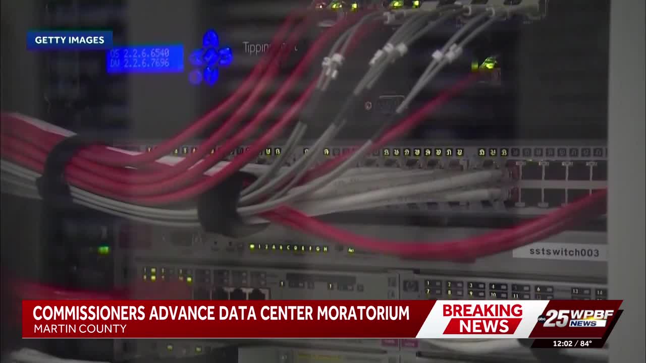 Martin County advances proposed one-year moratorium on large-scale data ...