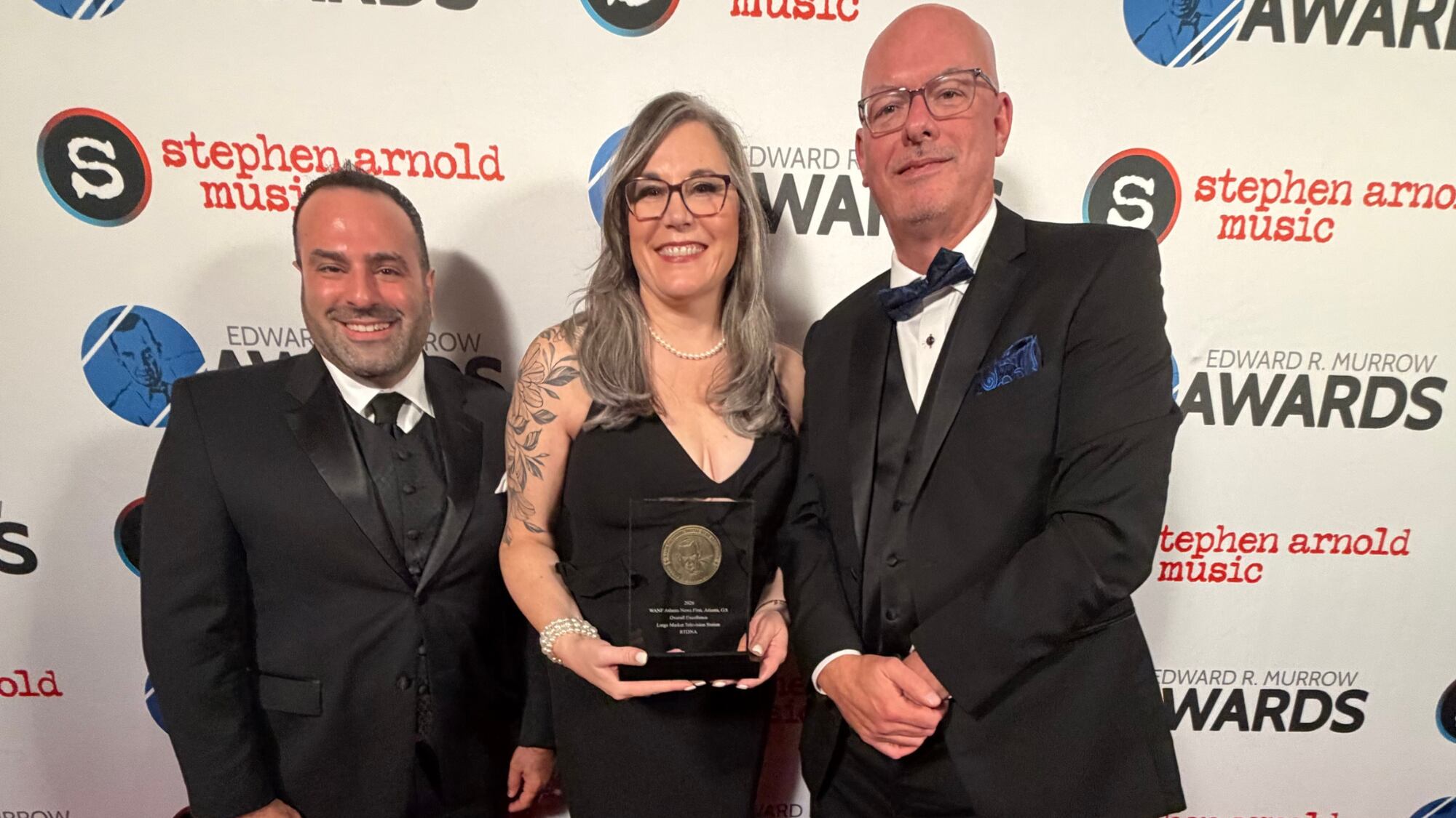 Atlanta News First accepts the national Edward R Murrow Award for ...