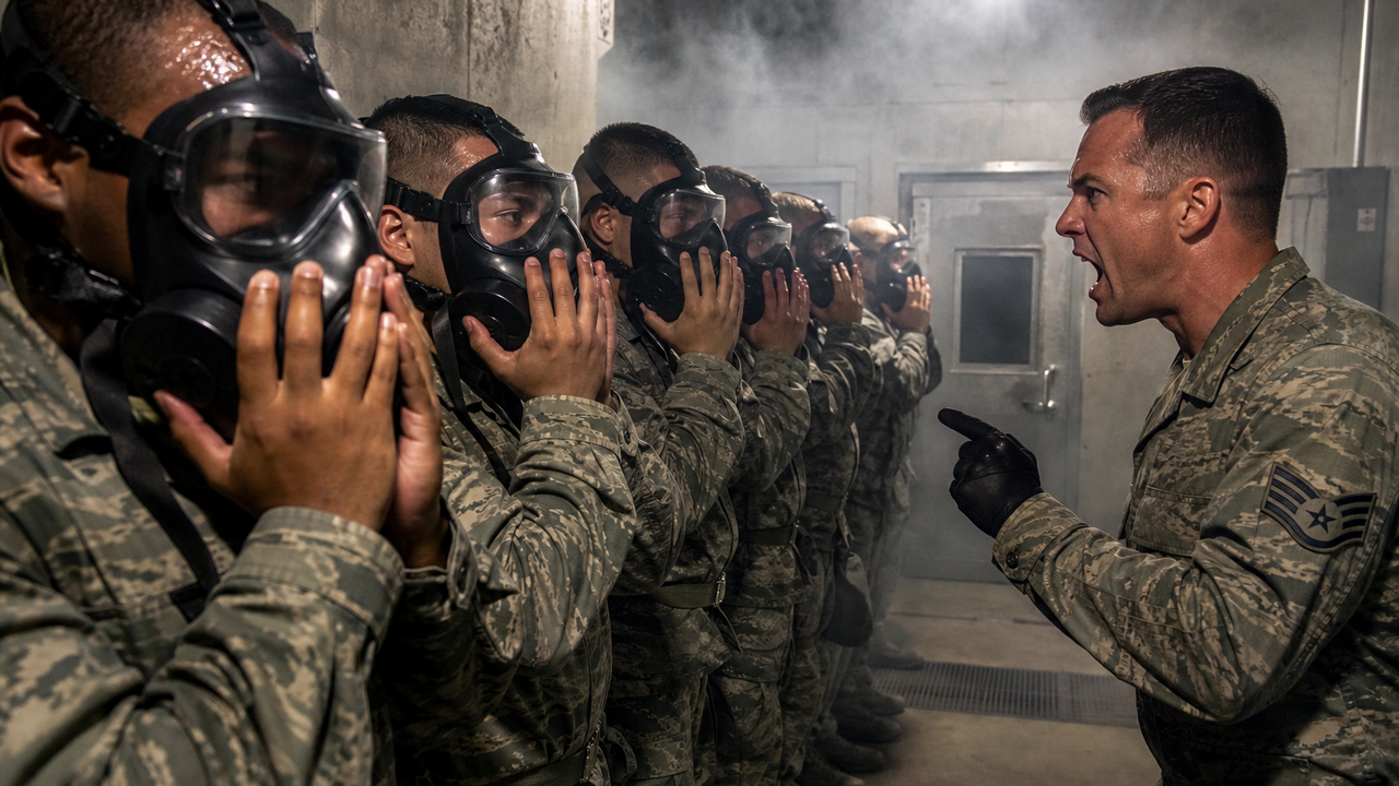 36-hour combat test pushes Air Force recruits to their limits before ...
