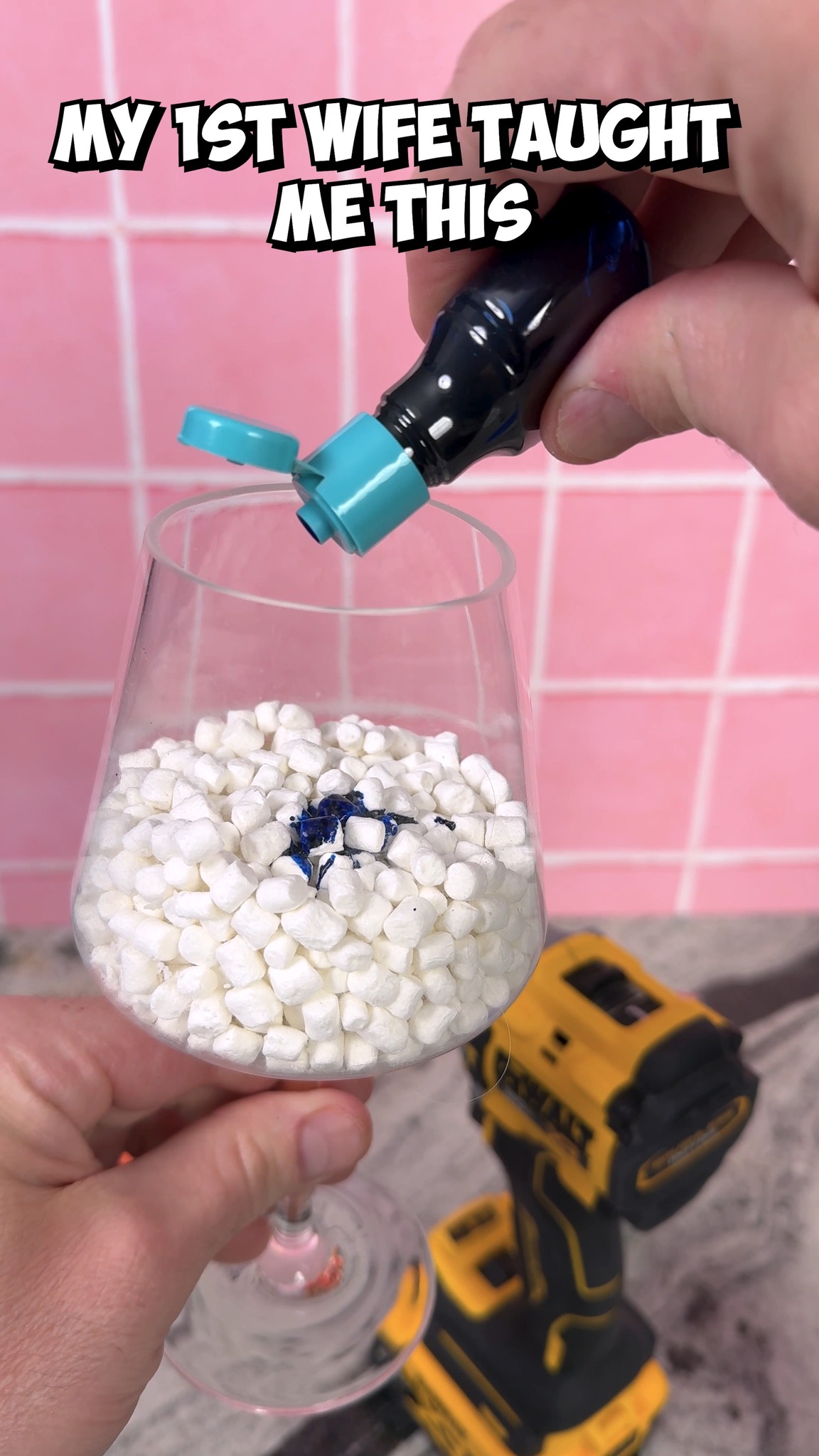 Kitchen tool trick in action