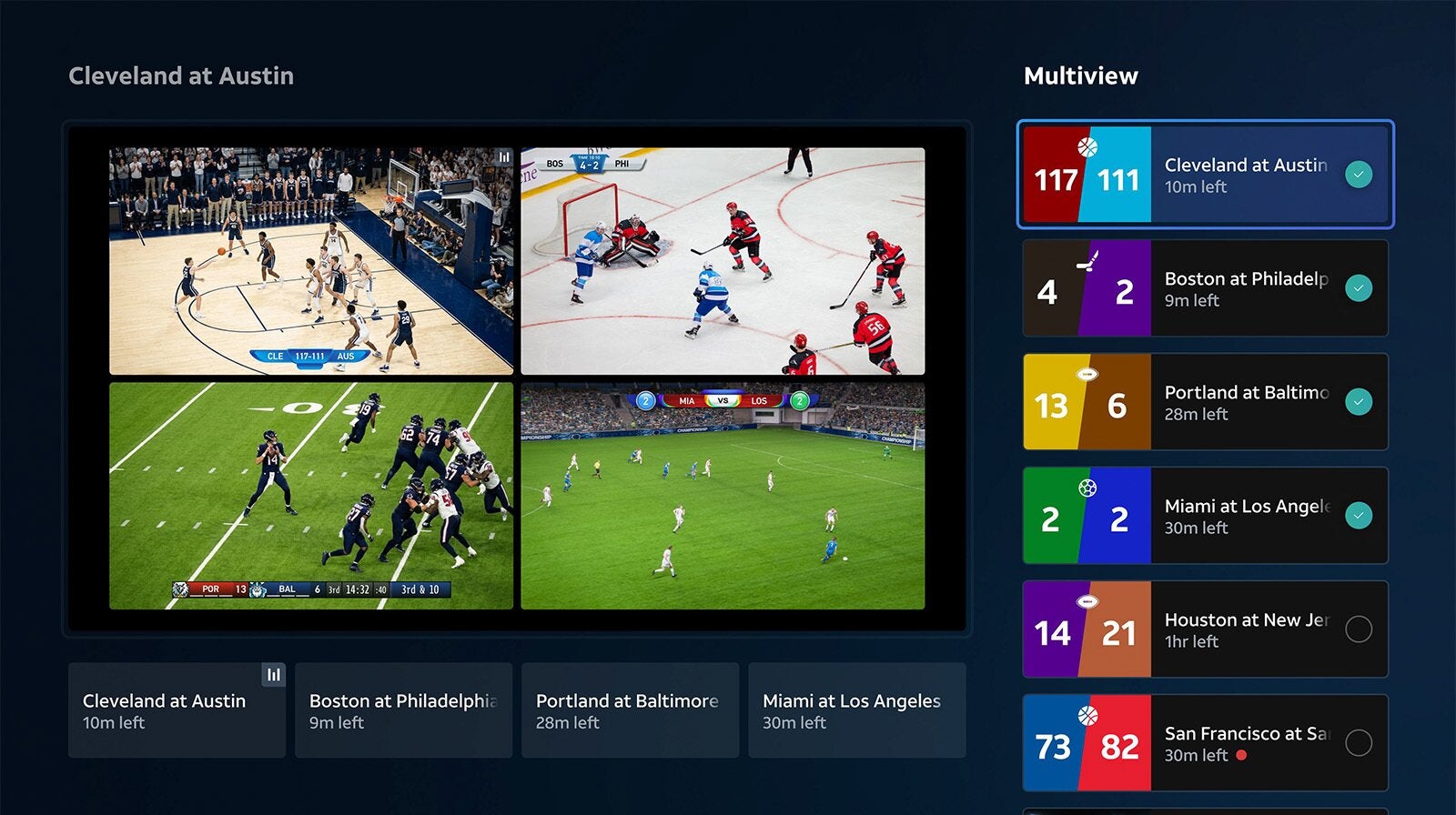 DIRECTV rolls out customizable multiview for sports fans