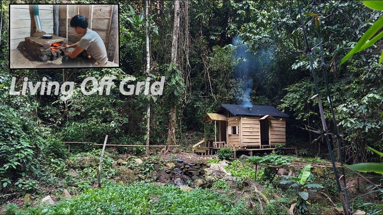Building a smokeless clay stove for off-grid living