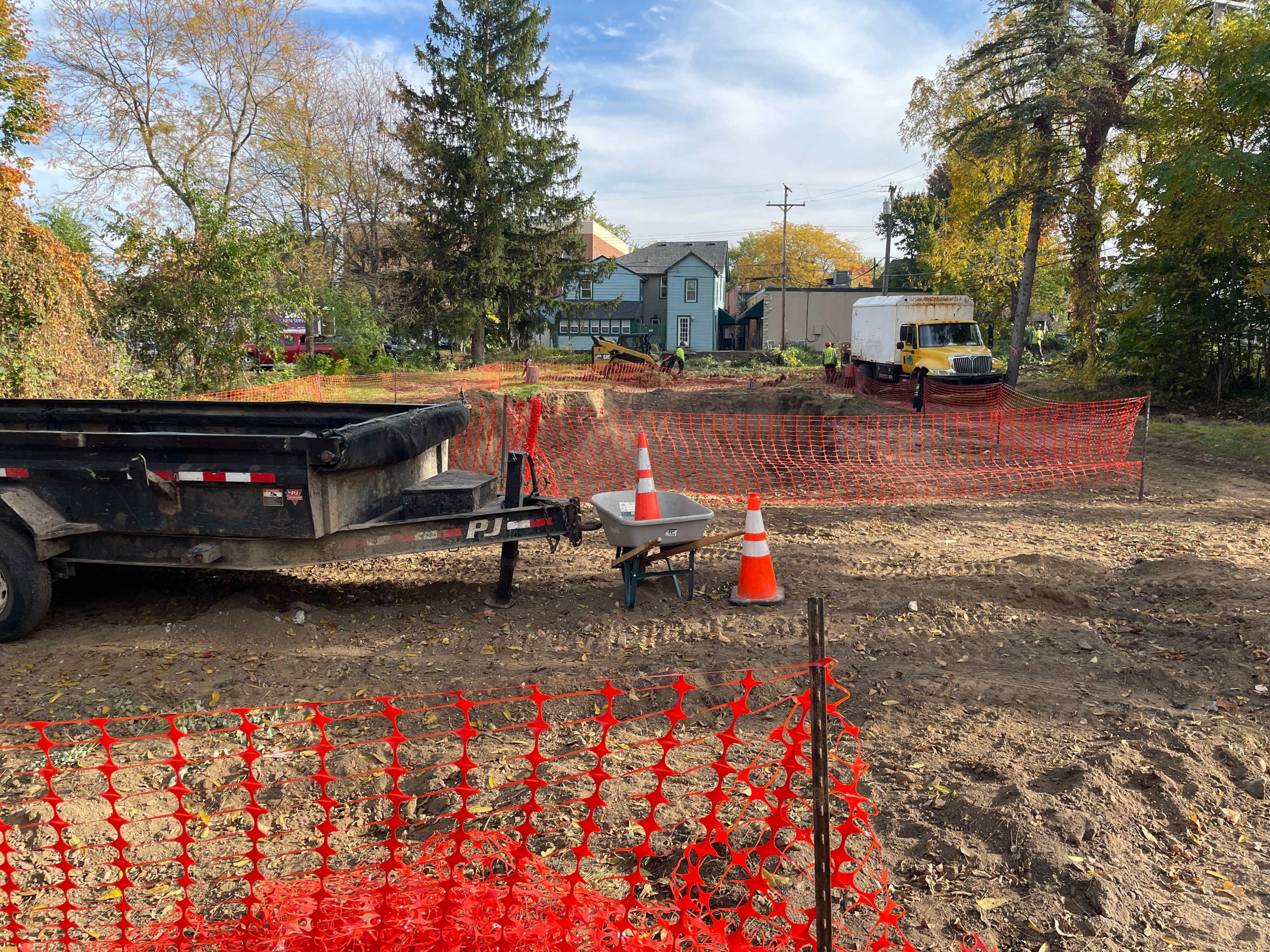 New townhomes, micro-flats project breaks ground in downtown Dexter