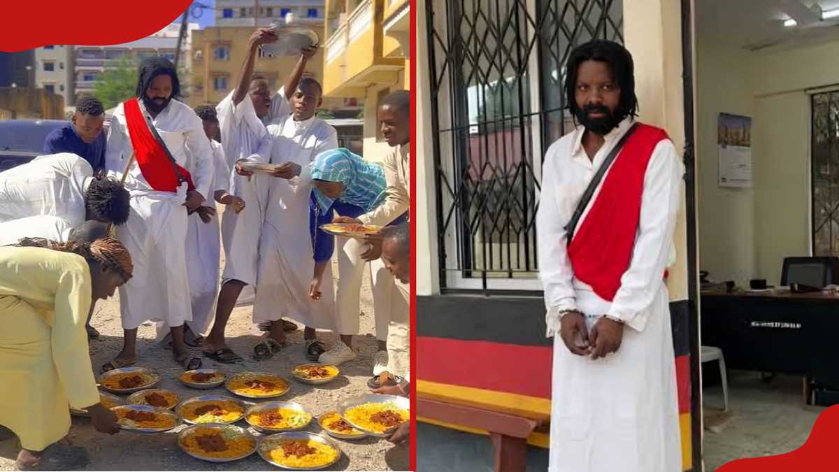Mombasa: Kenyan man dressed like Jesus arrested by police for leading ...