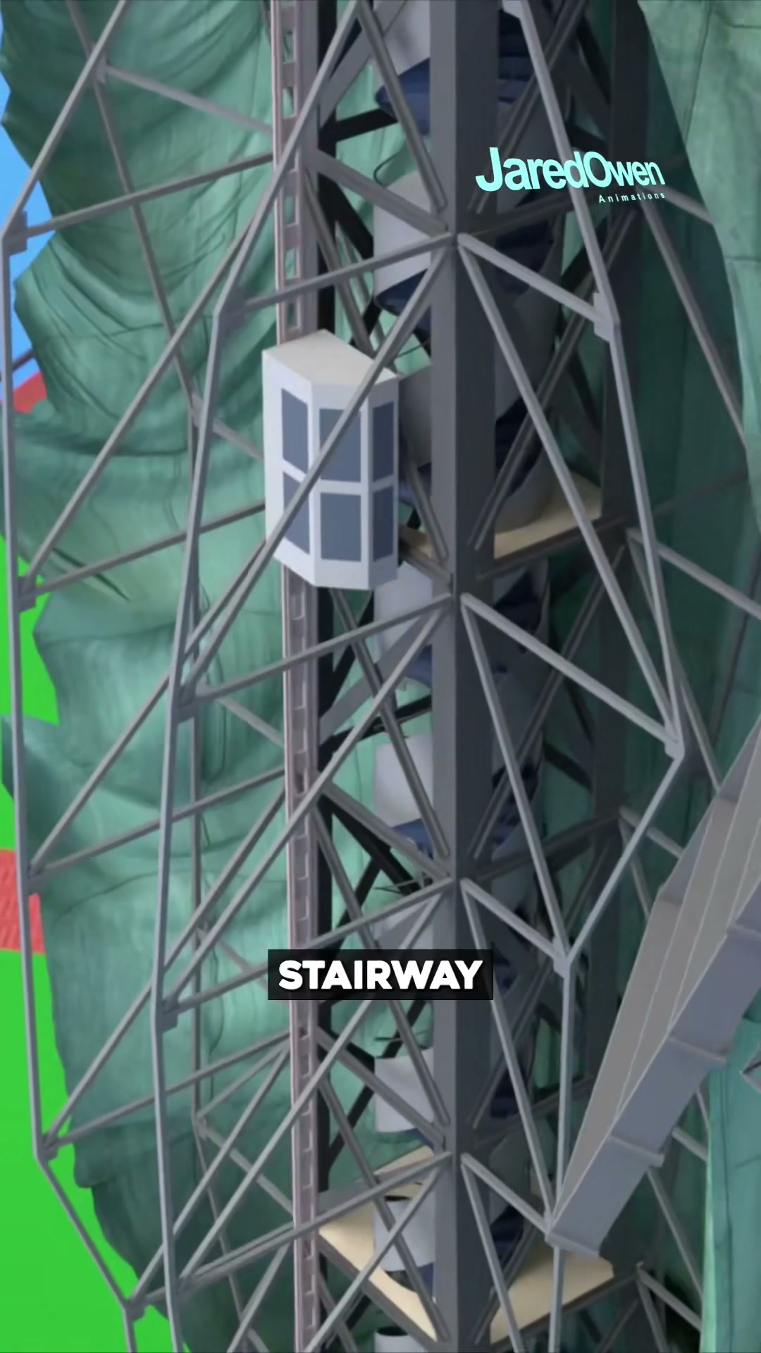 Inside the Statue of Liberty!