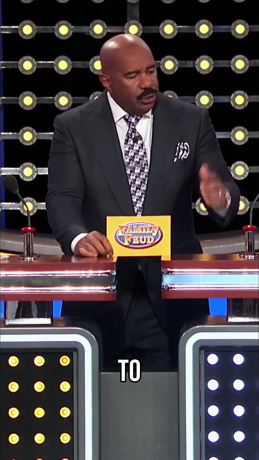 Steve Harvey takes Chuck's Family Feud answer personally