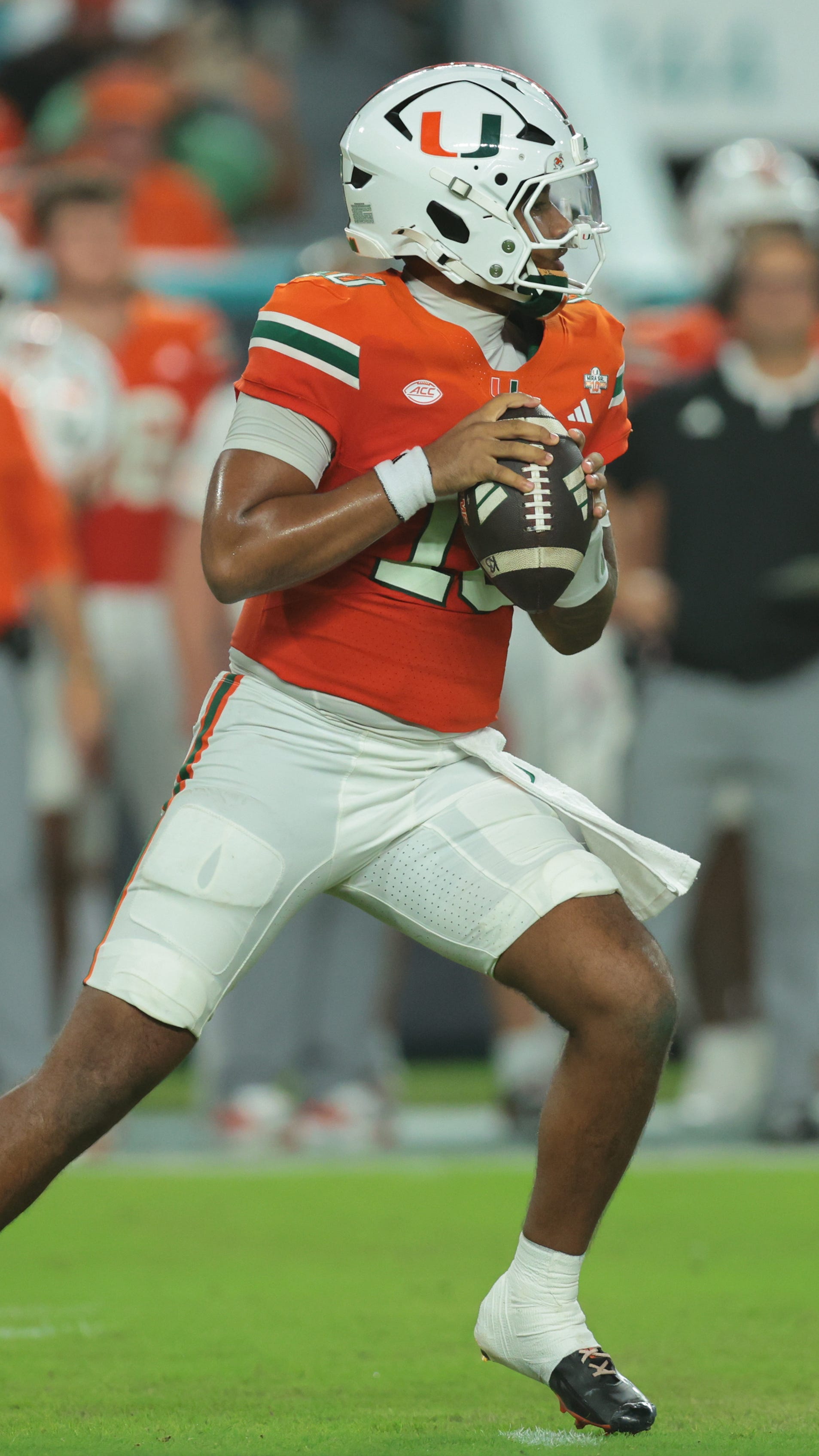 Hurricanes QB Darian Mensah on learning about Miami-Florida State rivalry