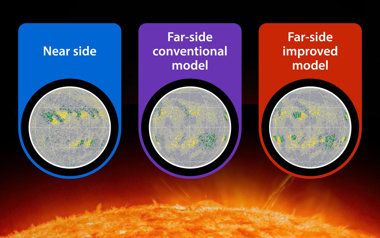New solar model maps sun more accurately by checking far-side activity