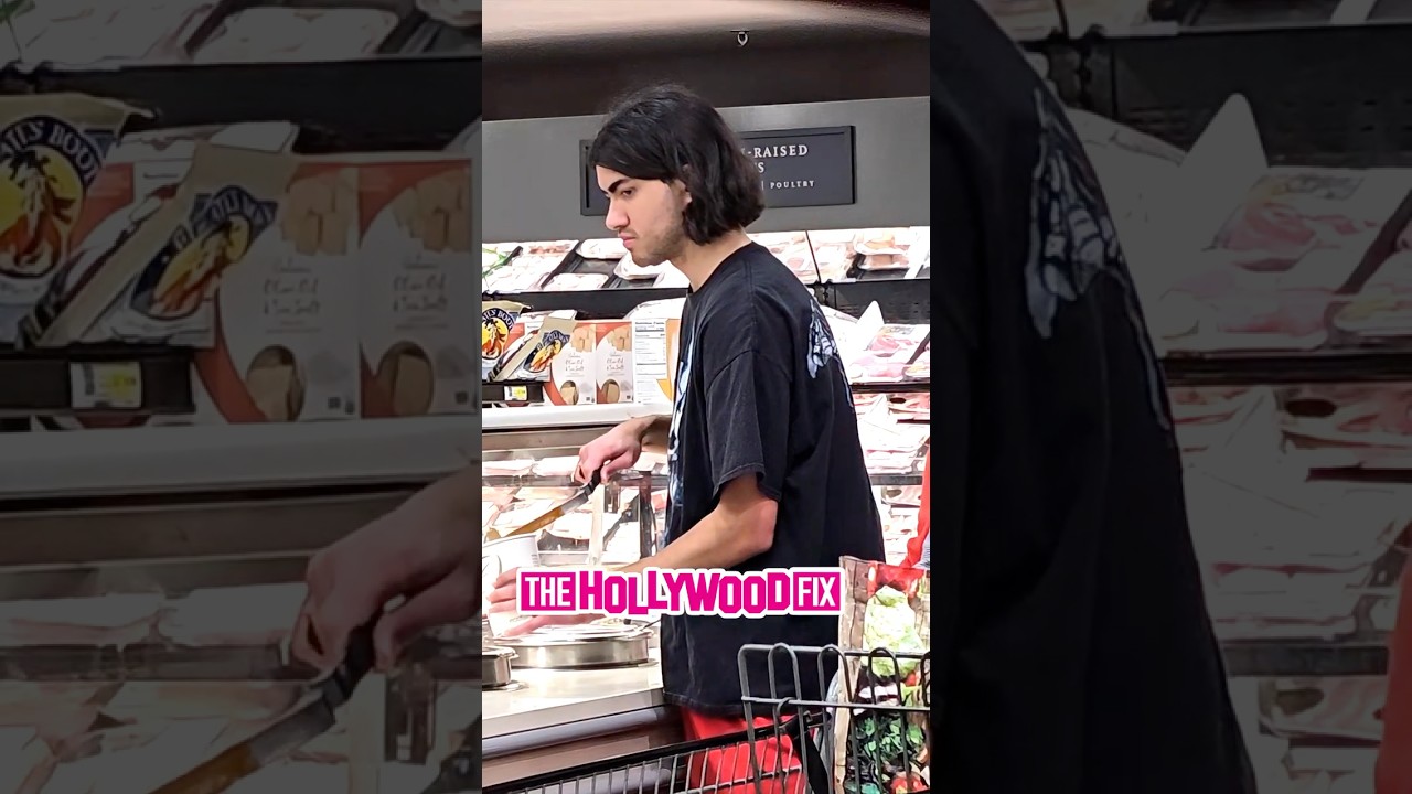 Michael Jackson's son, Blanket Jackson, stops for soup at the grocery ...