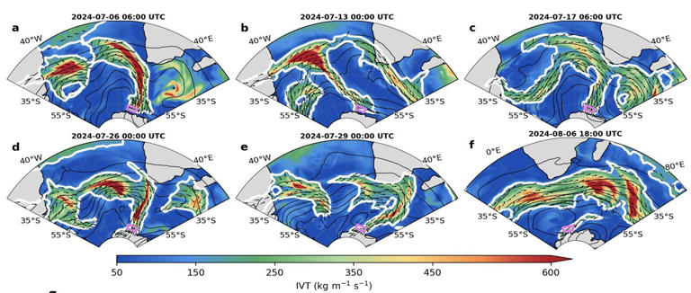Atmospheric rivers helped open a Portugal-sized hole in Antarctica's ...