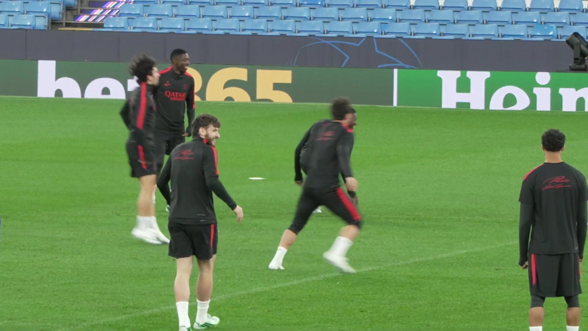 PSG prepare for Champions League clash at Man City