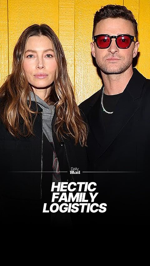 Jessica Biel reveals hectic family logistics with Timberlake