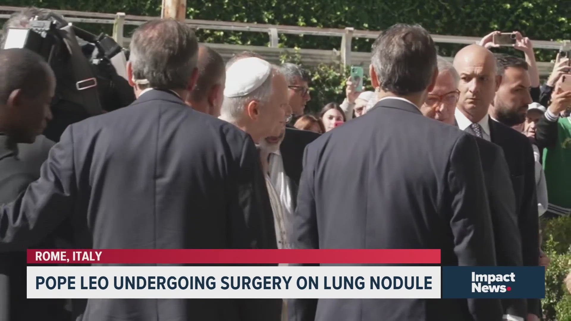 Pope Leo undergoes surgery in Rome