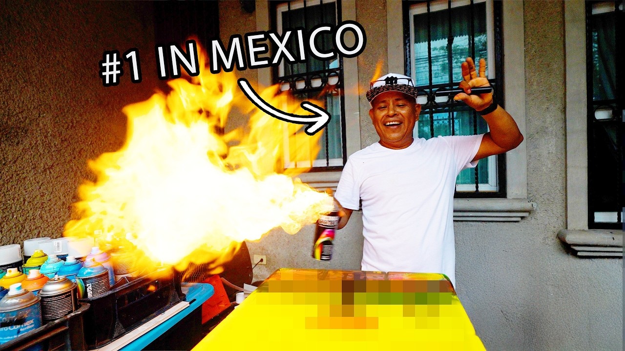 Watch a Mexican street artist transform my giant Rubik’s cube into a ...