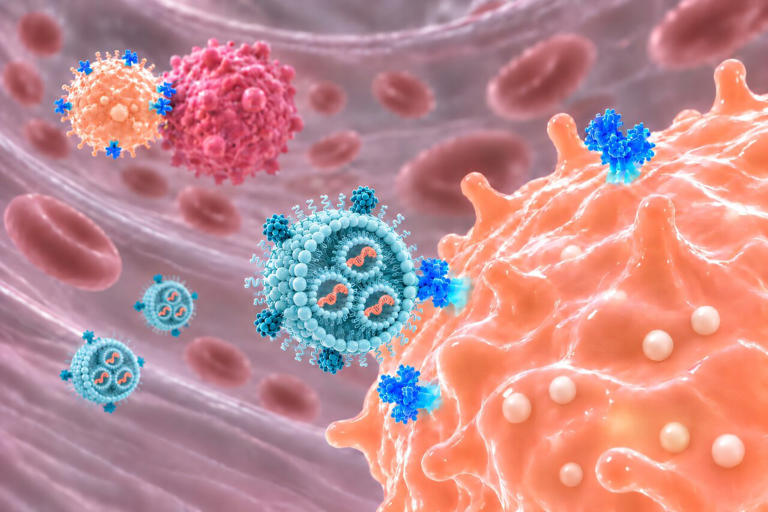 Nanoparticle injection reprograms NK immune cells to fight cancer and ...