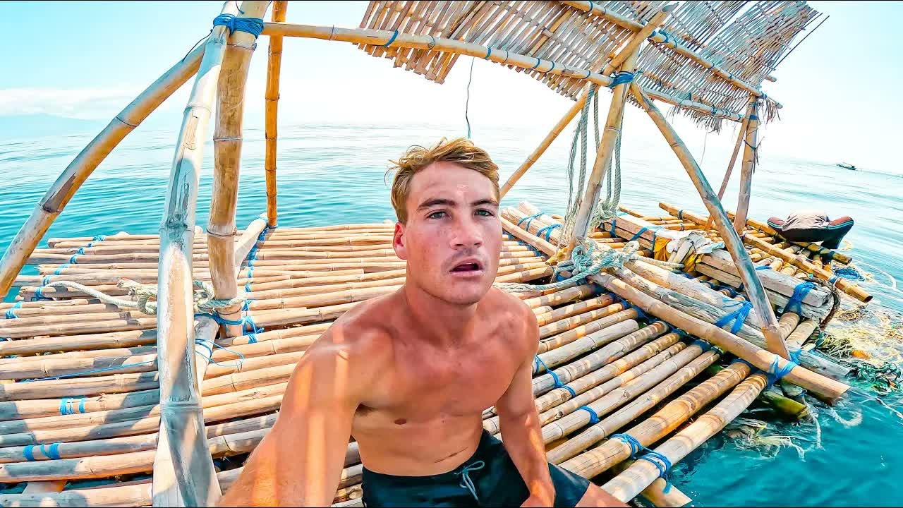 He sailed into 1,200-meter-deep water with barely any safety gear
