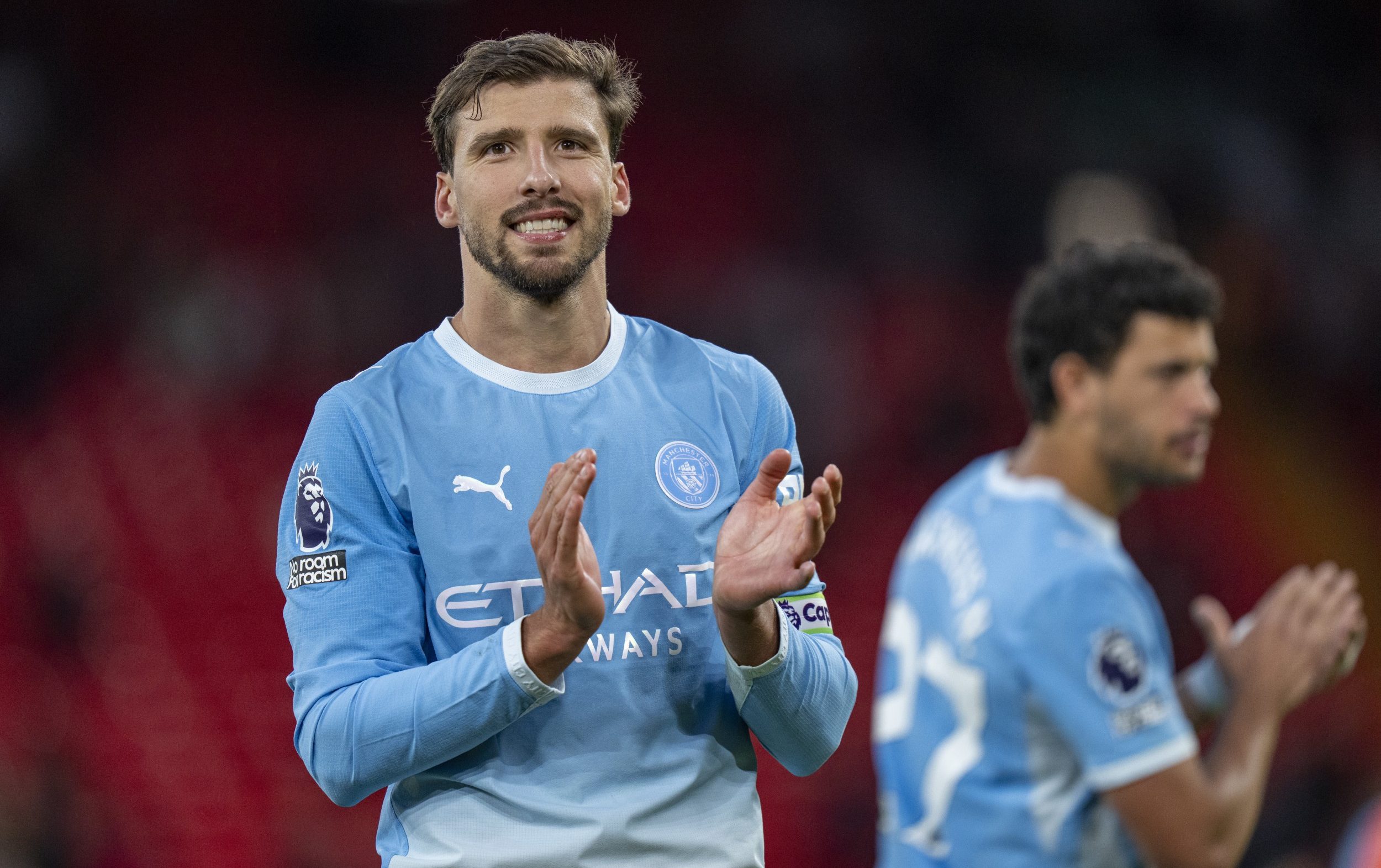 Ruben Dias revealed the Manchester City players did not talk about the guilty verdict until they returned from international duty - Isaac Parkin/Getty Images