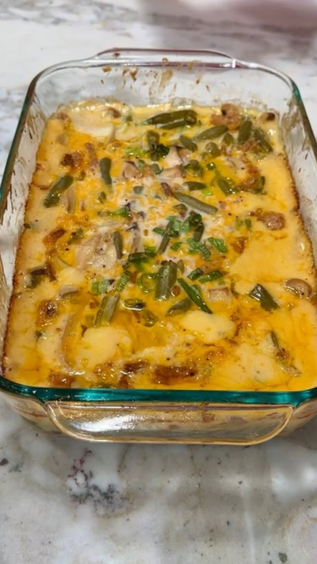 This easy cheesy casserole is pure comfort in one dish