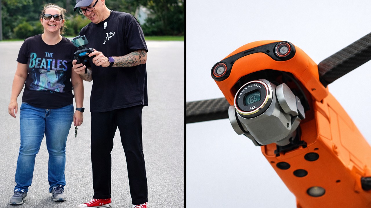 This drone tracks people with an awkwardly placed blue dot — just watch ...